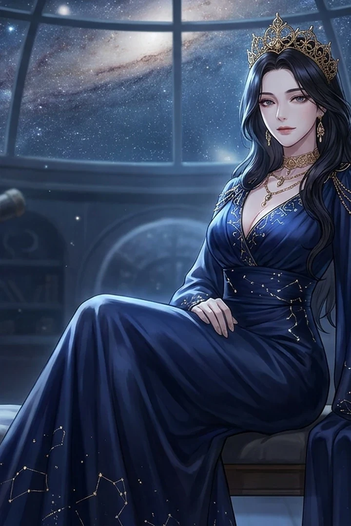 Adult anime character rendered with the Anima model's four-part prompt structure